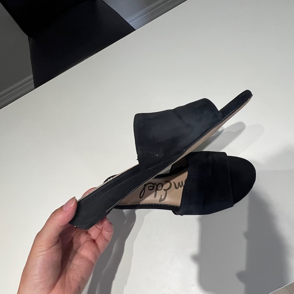 sam edelman suede mules / slides - Picture 4 of 5